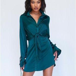 Princess Polly Liberty satin dress